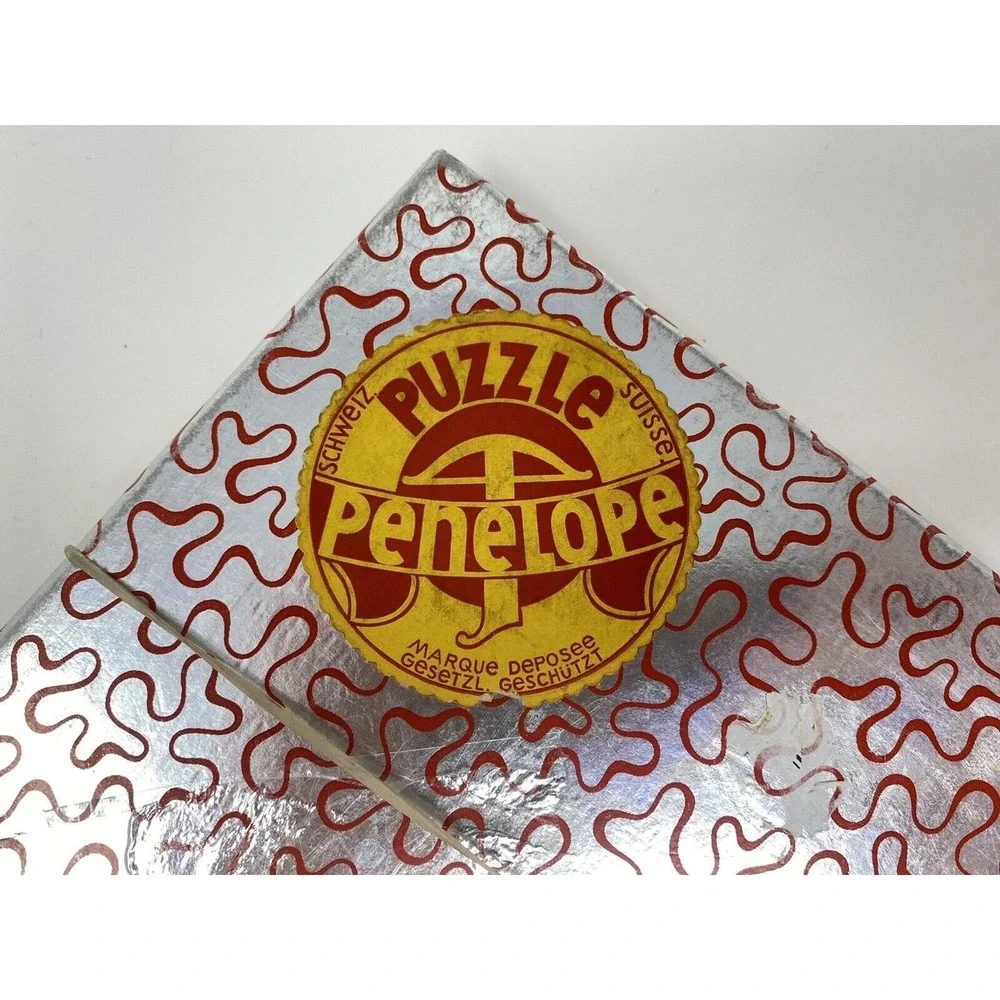 WOOD PENELOPE PUZZLE BERN SWITZERLAND Mother Dog & Puppies Wooden VINTAGE - Picture 5 of 7